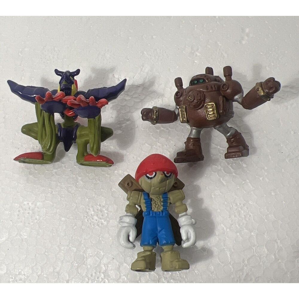2000 Digimon Digital Monsters Mini PVC figure Lot Bandai Puppetmon Diaboromon